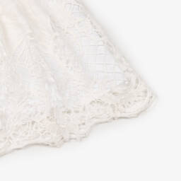 Patachou-Girls Elegant Floral Cotton Lace Dress | Childrensalon Outlet