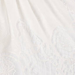 Patachou-Girls Elegant Floral Cotton Lace Dress | Childrensalon Outlet