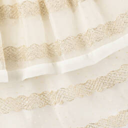 Patachou-Girls Elegant Tulle & Chiffon Gown | Childrensalon Outlet