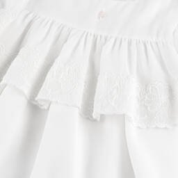 Patachou-Girls Elegant White Chiffon Delight | Childrensalon Outlet
