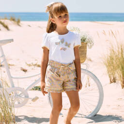 Patachou-طقم شورتات ساحر بنقشة الأزهار للبنات | Childrensalon Outlet