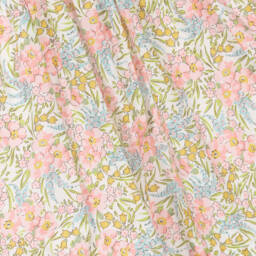 Patachou-Girls Floral Ruffle Cotton Dress | Childrensalon Outlet