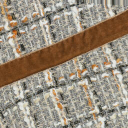 Patachou-Girls Grey & Gold Tweed Dress | Childrensalon Outlet