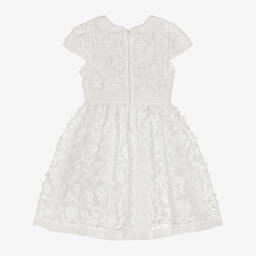 Patachou-Girls Ivory Embroidered Lace Dress | Childrensalon Outlet