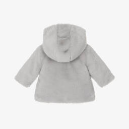 Patachou-Girls Ivory & Grey Dual Coat | Childrensalon Outlet