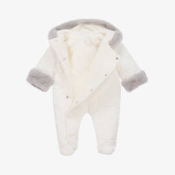 باتاشو-أفرول شتوي مبطن لون بيج | Childrensalon Outlet