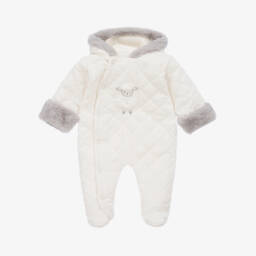 باتاشو-أفرول شتوي مبطن لون بيج | Childrensalon Outlet