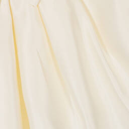 Patachou-Girls Ivory Satin Skirt | Childrensalon Outlet