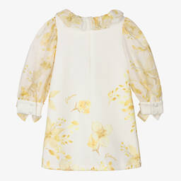 Patachou-Кремовое платье с желтыми цветами | Childrensalon Outlet