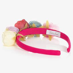 Patachou-Girls Multicolour Floral Hairband | Childrensalon Outlet