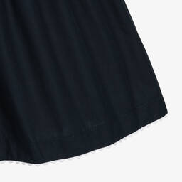 Patachou-Синее хлопковое платье для девочек | Childrensalon Outlet