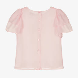 Patachou-Розовая шифоновая блузка | Childrensalon Outlet
