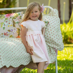 Patachou-Розовое хлопковое платье | Childrensalon Outlet