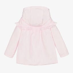 Patachou-Girls Pale Pink Hooded Coat | Childrensalon Outlet