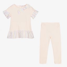Patachou-Розовый топ и легинсы для девочек | Childrensalon Outlet