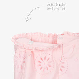 باتاشو-طقم شورت قطن لون زهري للبنات | Childrensalon Outlet