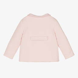 Patachou-Girls Pink Cotton Jersey Jacket | Childrensalon Outlet