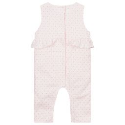 Patachou-Girls Pink Cotton Romper | Childrensalon Outlet