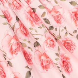 Patachou-Розовое шифоновое платье с цветами | Childrensalon Outlet