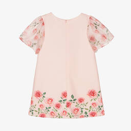 Patachou-Розовое платье-шифт с цветами | Childrensalon Outlet