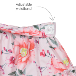 Patachou-Girls Pink Floral Skirt | Childrensalon Outlet