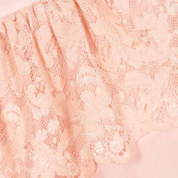 Patachou-Girls Pink Lace Chiffon Skirt | Childrensalon Outlet