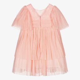 Patachou-Girls Pink Lace & Tulle Dress | Childrensalon Outlet