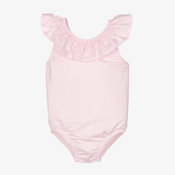 Patachou-Girls Pink Ruffle Swimsuit | Childrensalon Outlet