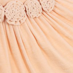 Patachou Haute Couture-Girls Pink Silk Velvet Dress | Childrensalon Outlet