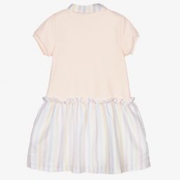 Patachou-Girls Pink Stripe Polo Dress | Childrensalon Outlet