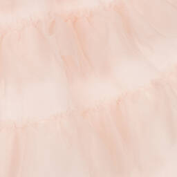 باتاشو-فستان بطبقات تول لون زهري | Childrensalon Outlet