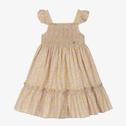 Patachou-Girls Pink & Yellow Floral Dress | Childrensalon Outlet