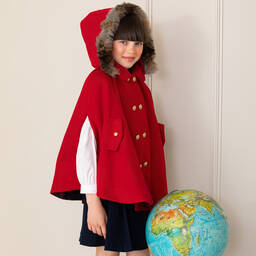 Patachou-Красный с капюшоном для девочек | Childrensalon Outlet