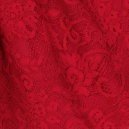 Patachou-Girls Red Lace Dress | Childrensalon Outlet