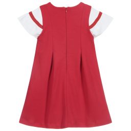 Patachou-Girls Red & White Dress | Childrensalon Outlet