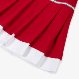 Patachou-Girls Scarlet Piqué Collar Dress | Childrensalon Outlet