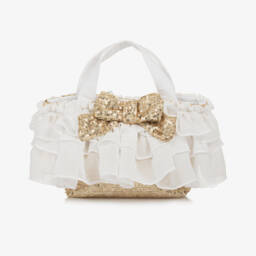 Patachou-Girls Shimmer Sequin Chiffon Purse | Childrensalon Outlet