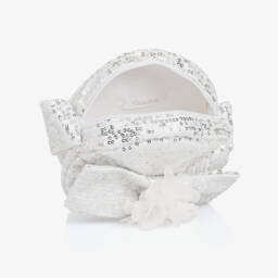 Patachou-Сверкающий серебристый клатч для девочек | Childrensalon Outlet