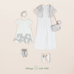 Patachou-Girls Sparkling Silver Sequin Headband | Childrensalon Outlet