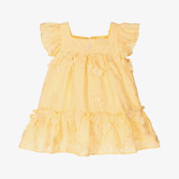 Patachou-فستان قطني مزهر للبنات | Childrensalon Outlet