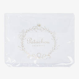 Patachou-Girls White Butterfly Print Swimsuit | Childrensalon Outlet