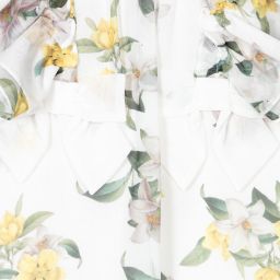 Patachou-Белое шифоновое платье для девочек | Childrensalon Outlet