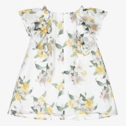 Patachou-Белое шифоновое платье для девочек | Childrensalon Outlet