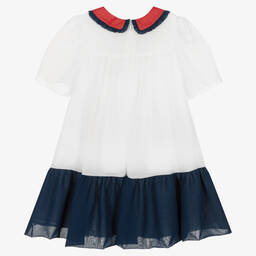 Patachou-Белое шифоновое платье для девочек | Childrensalon Outlet