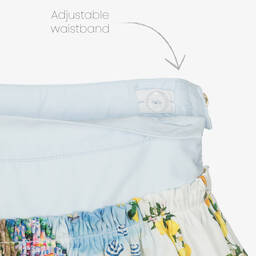 Patachou-Girls White Cotton Beach Club Skirt Set | Childrensalon Outlet