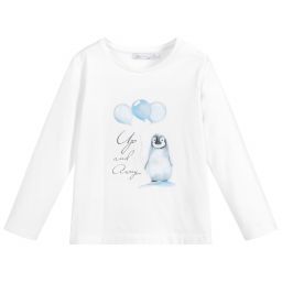 Patachou-Girls White Cotton Top | Childrensalon Outlet