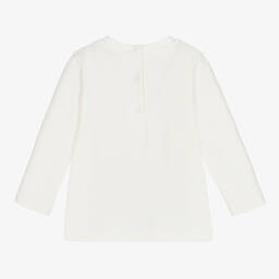 Patachou-Белый хлопковый топ для девочек | Childrensalon Outlet