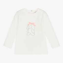 Patachou-Белый хлопковый топ для девочек | Childrensalon Outlet