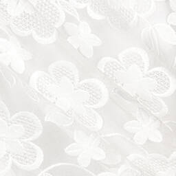 Patachou-فستان تول مطرز لون أبيض | Childrensalon Outlet