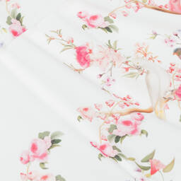 Patachou-Girls White Floral Crêpe Dress | Childrensalon Outlet